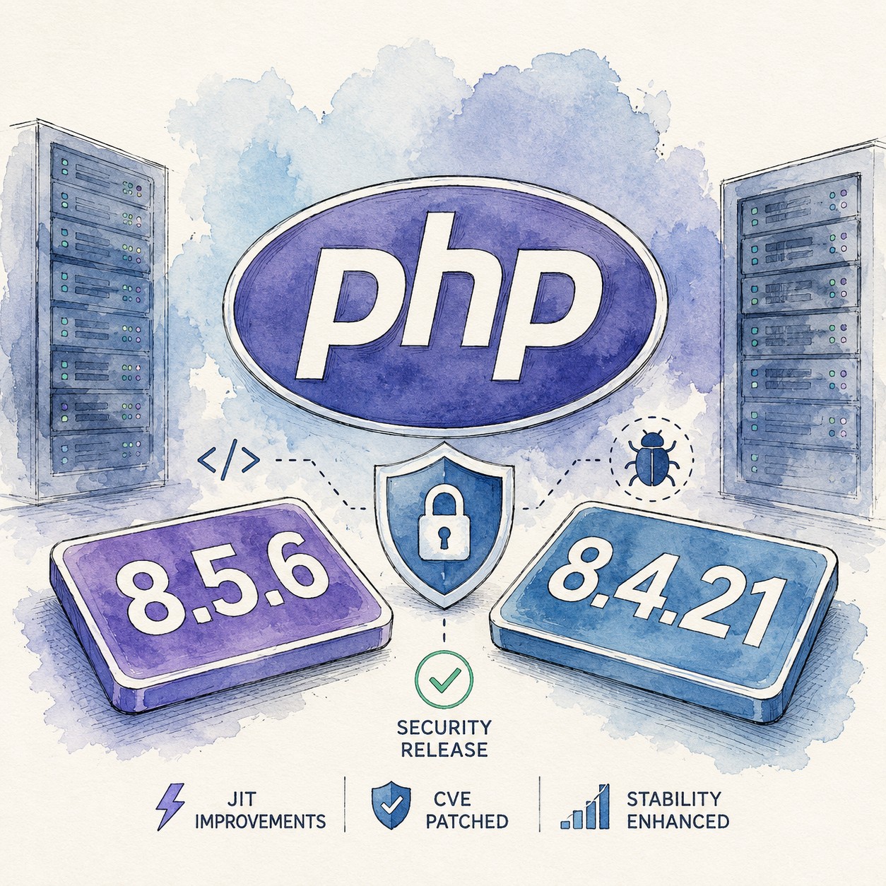 PHP 8.5.6 與 8.4.21 正式發布：多項 CVE 漏洞修復與 JIT 引擎除錯