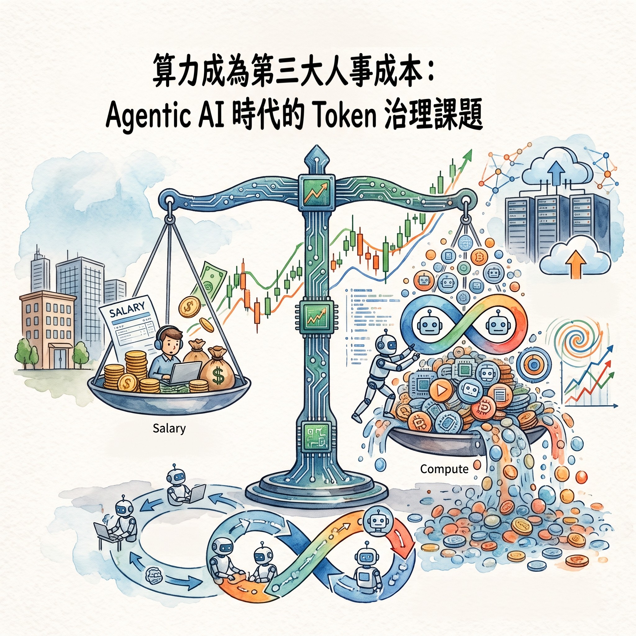 算力成為第三大人事成本：Agentic AI 時代的 Token 治理課題