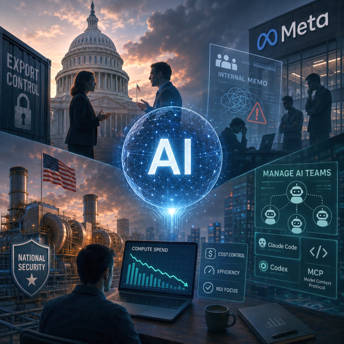當 AI 遇上國安：監管升級、成本降溫與 AI 團隊管理新時代｜每日科技 & AI 簡報｜2026年6月17日
