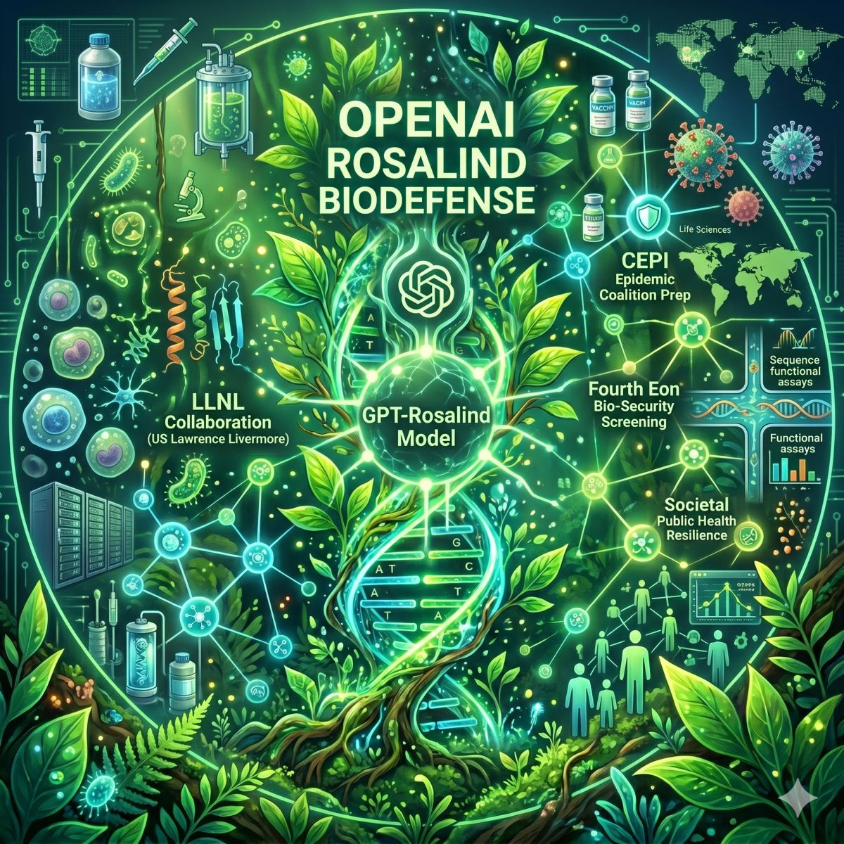 OpenAI 推出 Rosalind Biodefense 強化社會生物防禦韌性