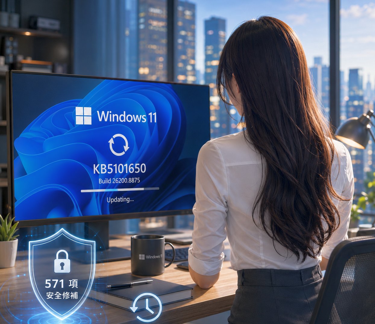 微軟發布 Windows 11 重大更新 KB5101650 導入時間點還原與螢幕色調進階護眼，修補多達 571 項安全漏洞