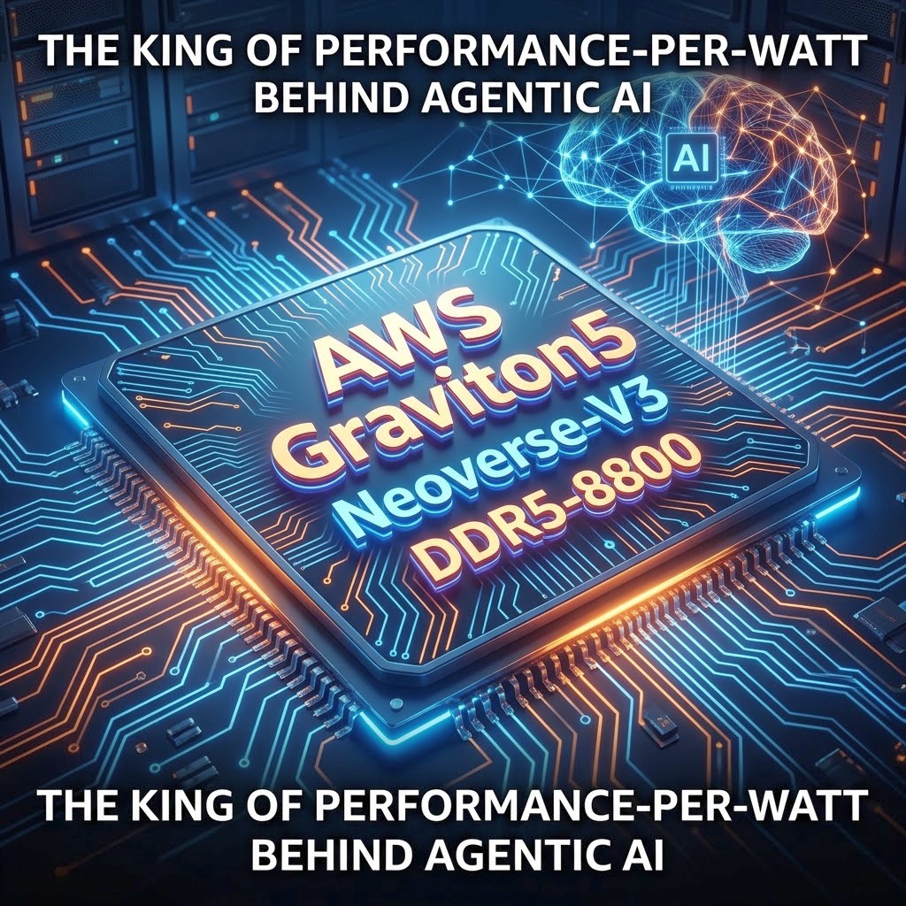 AWS Graviton5 成為 Agentic AI 背後的每瓦效能之王