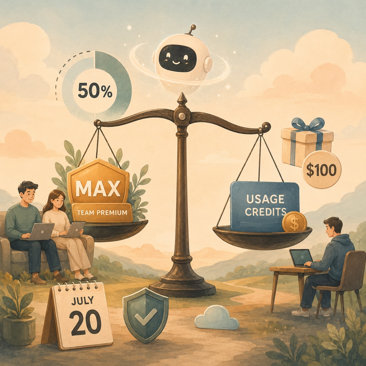 Claude Fable 5 訂閱新制正式上路：Max 內含 50% 額度，Pro 改點數制並獲 100 美元補貼