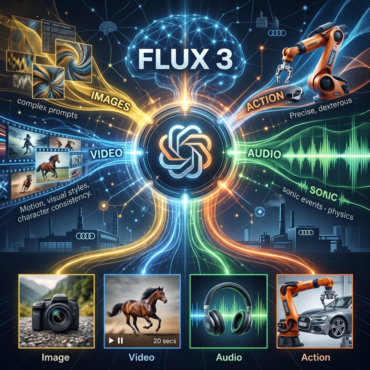 FLUX 3開放搶先體驗 可同時生成影像影片與聲音