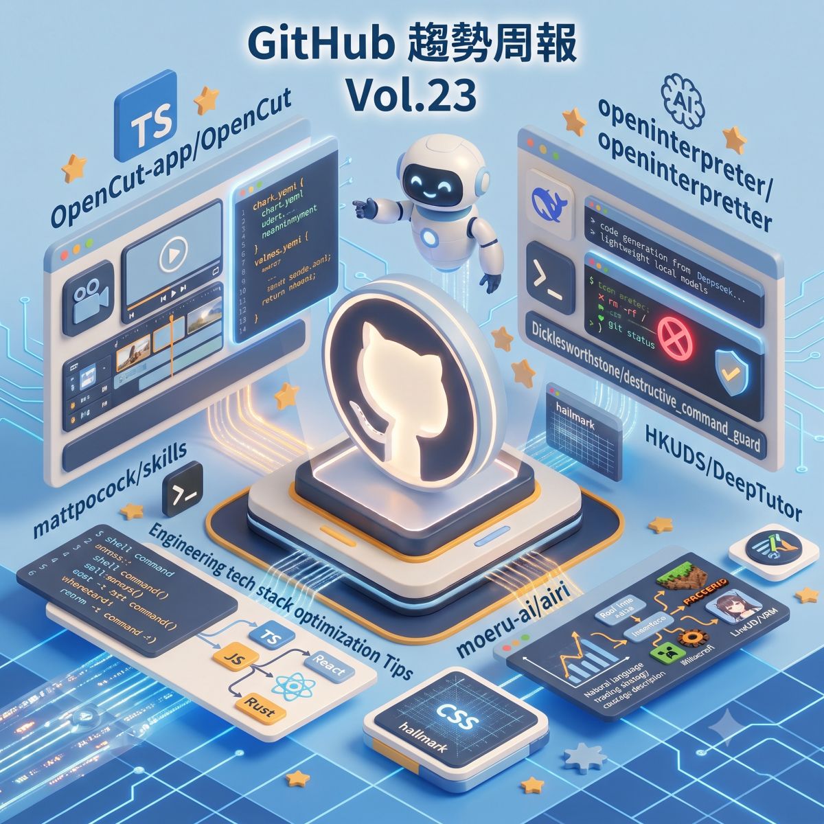 GitHub 趨勢周報 Vol.23：從開發工具、交易導師到對抗 AI 劣質設計的風格指南