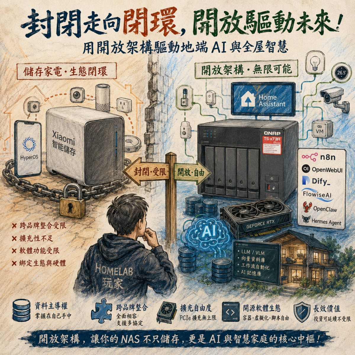 【中篇】開放架構的真正價值：從資料儲存走向 AI 與智慧家庭中樞