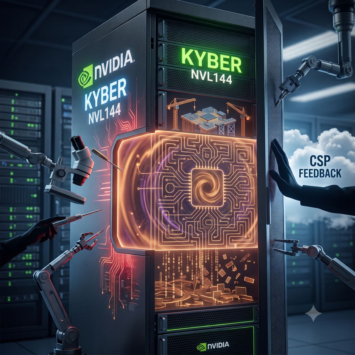 NVIDIA Kyber 機架傳因 PCB 量產瓶頸延後上市