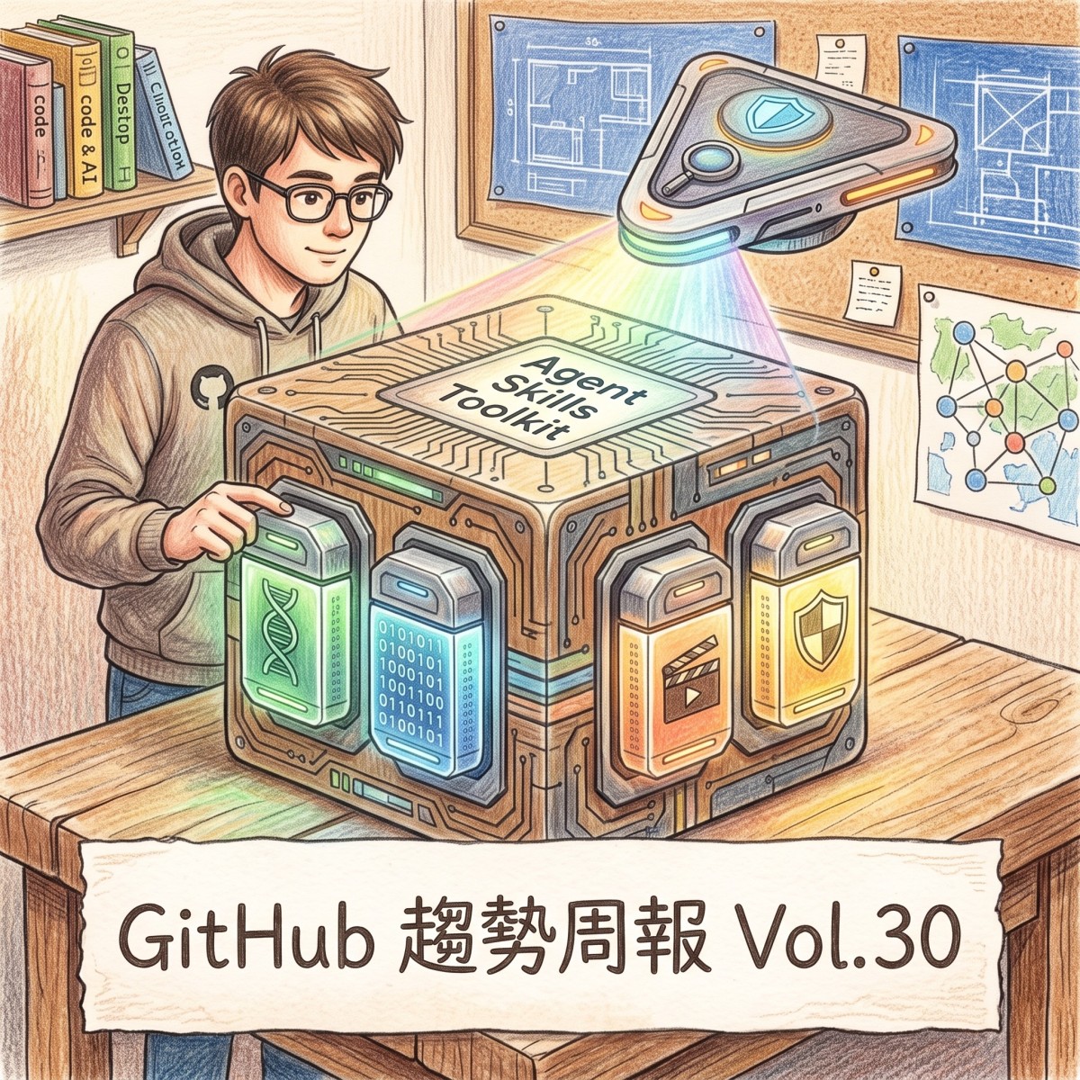 GitHub 趨勢周報 Vol.30：技能包熱門，代理供應鏈掃描補上安全性