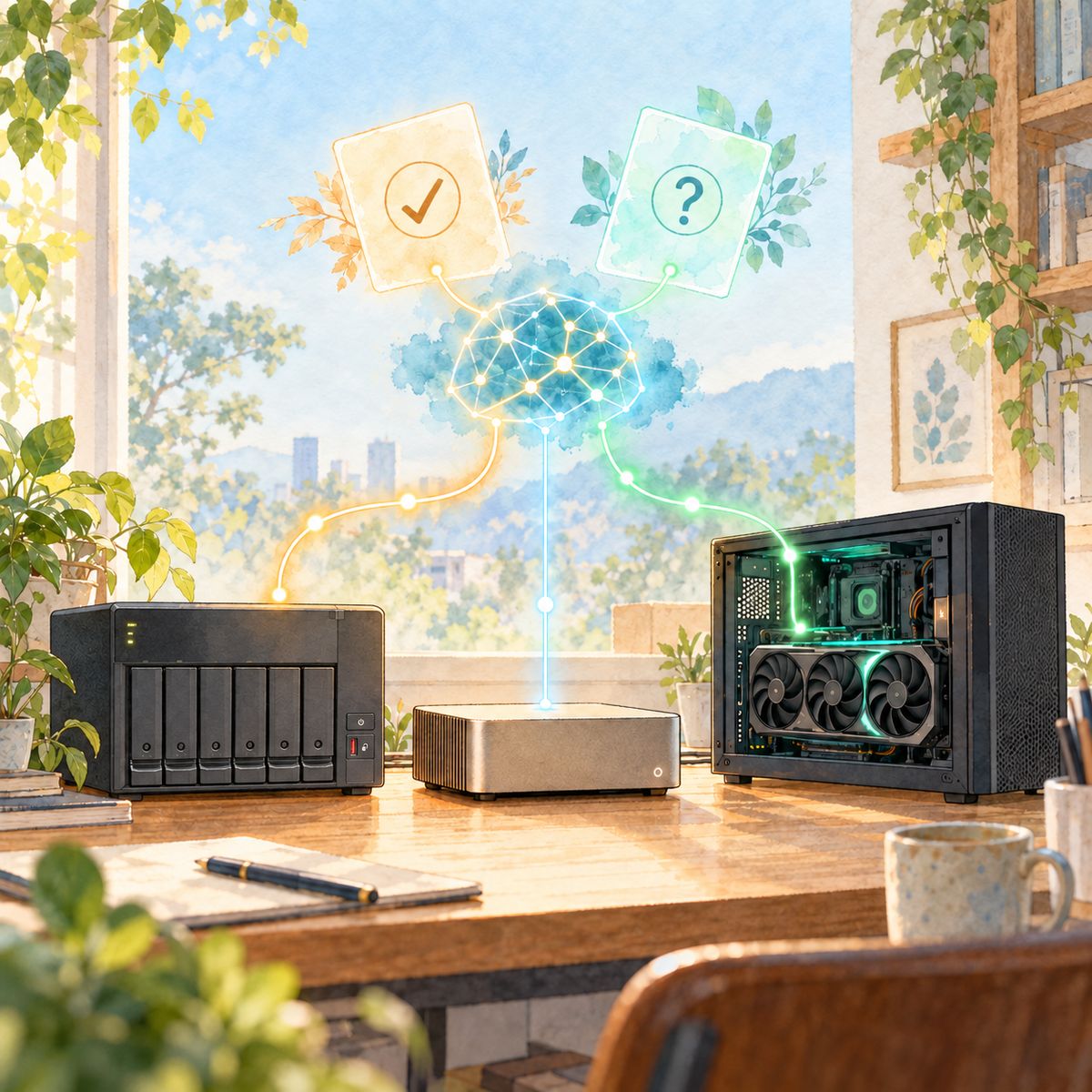 Ollaya 等 Jev-like 模型放得進 QNAP NAS 跑嗎?DGX Spark 與桌機同場實測