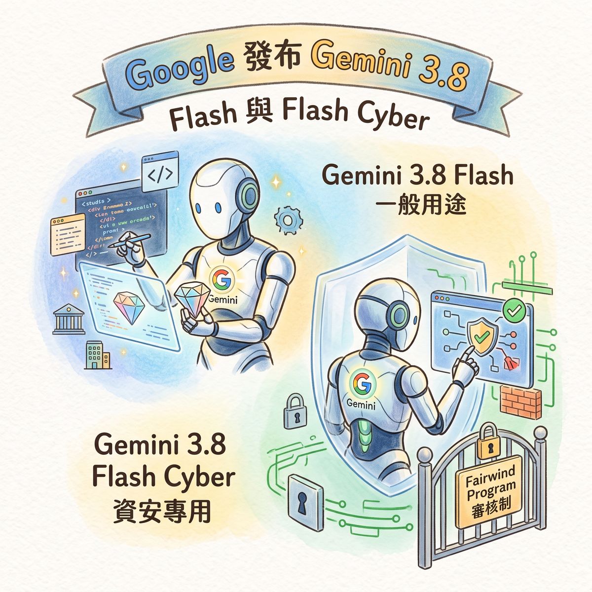 實測新版 Gemini 3.8 Flash，資安專用模型3.8 Flash Cyber改採審核制發放