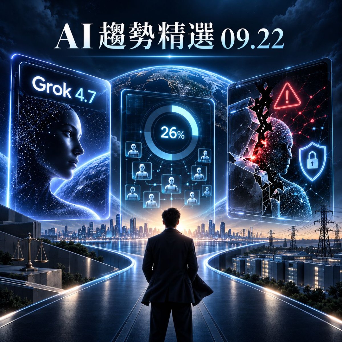 xAI 推出 Grok 4.7｜Anthropic 揭露 Claude 已主導 26% 內部研發｜AI 趨勢精選 09.22