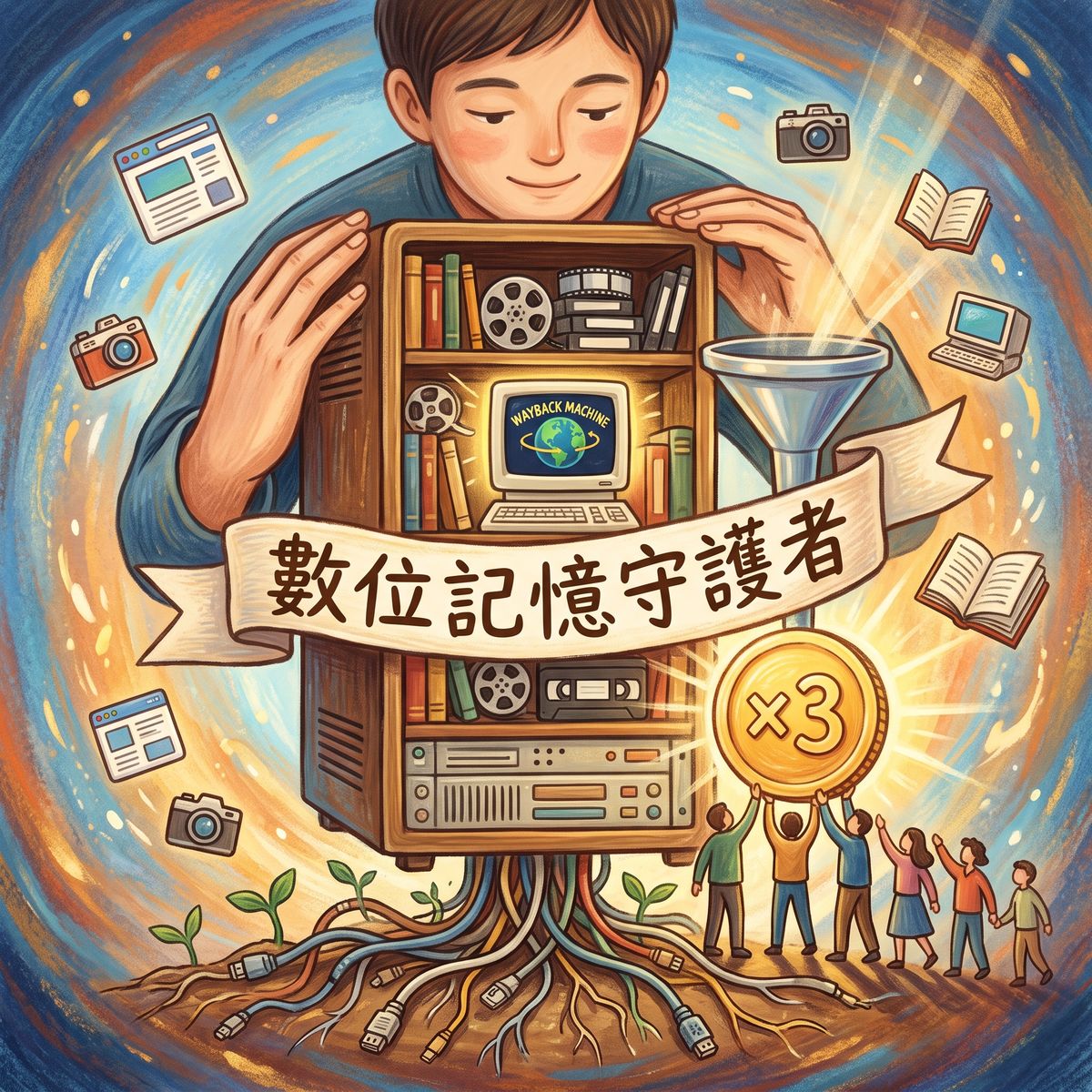 網路記憶的守護者 Internet Archive 伺服器經費告急，九月捐款三倍放大