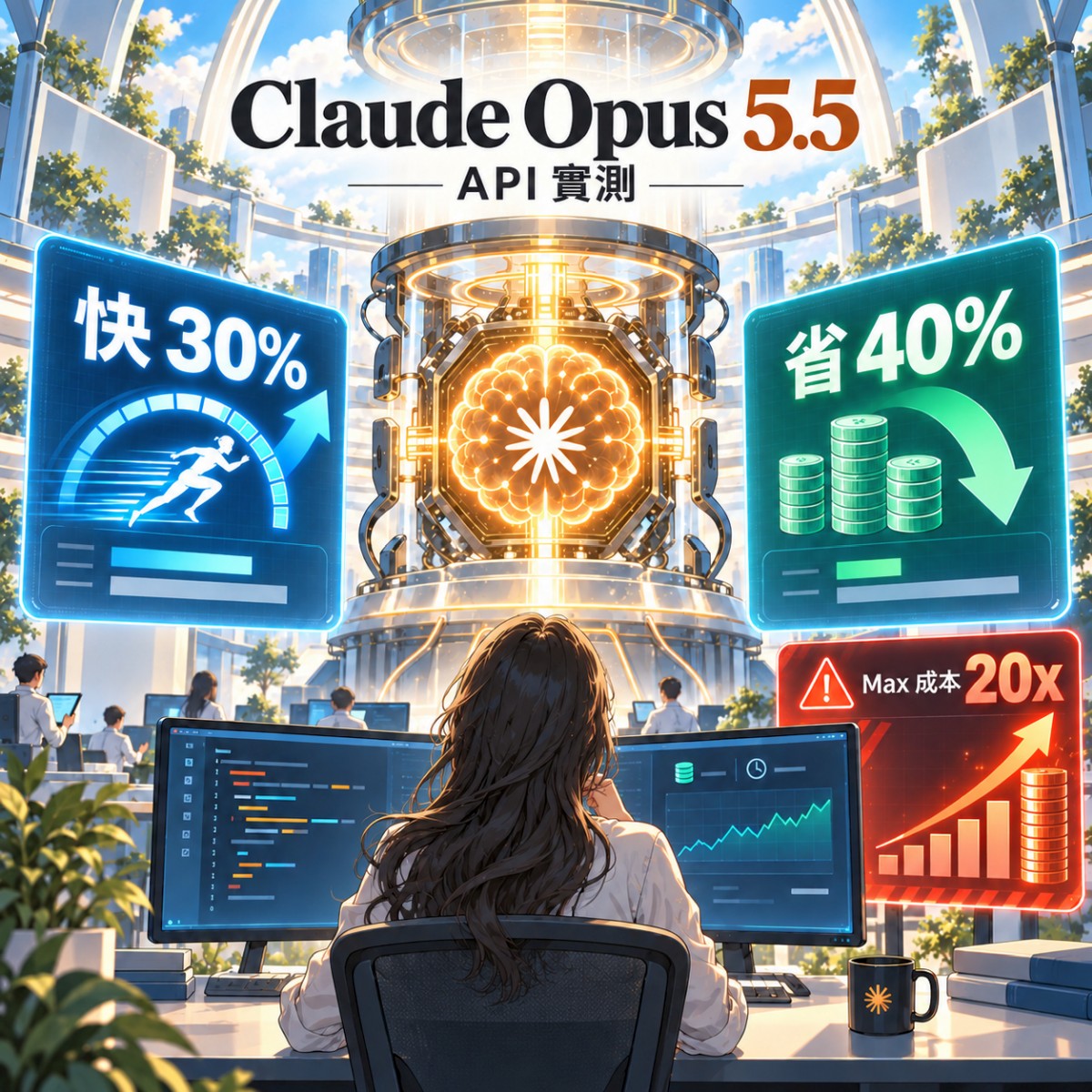 Claude Opus 5.5 API 實測：快三成也省四成，但小心 Max 成本暴增二十倍！