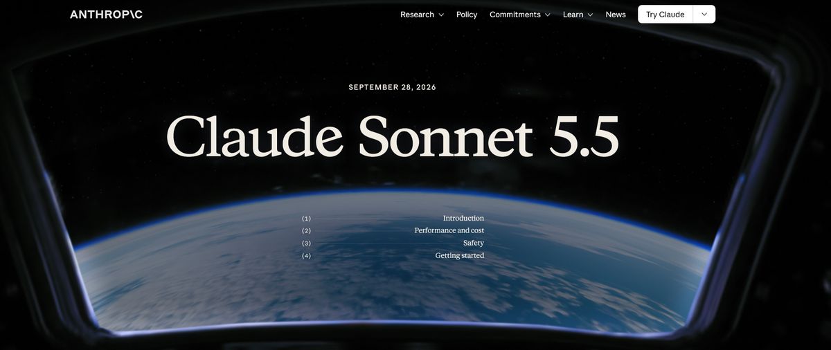 Anthropic 推出 Claude Sonnet 5.5：新一代中型模型再度拉高性價比天花板