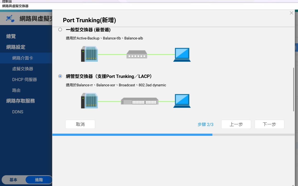 Port Trunking 選擇網管型交換器