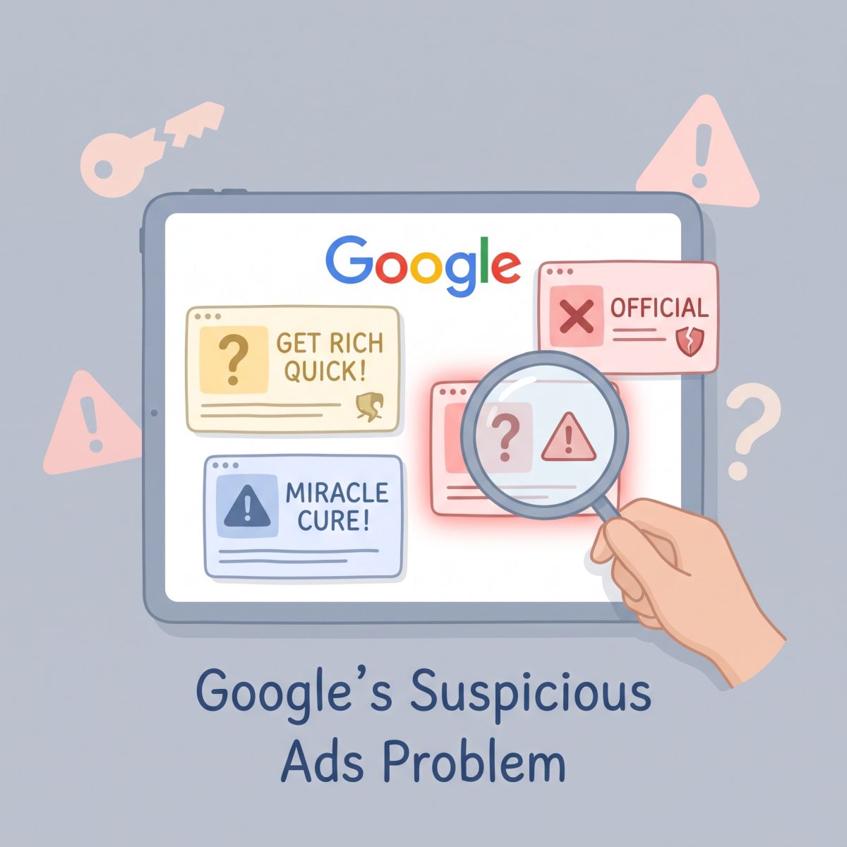 Google 廣告平台為何仍有不少廣告主在投放可疑廣告？