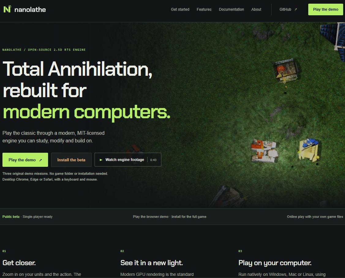 經典即時戰略《Total Annihilation》重生,現代電腦也能玩到了