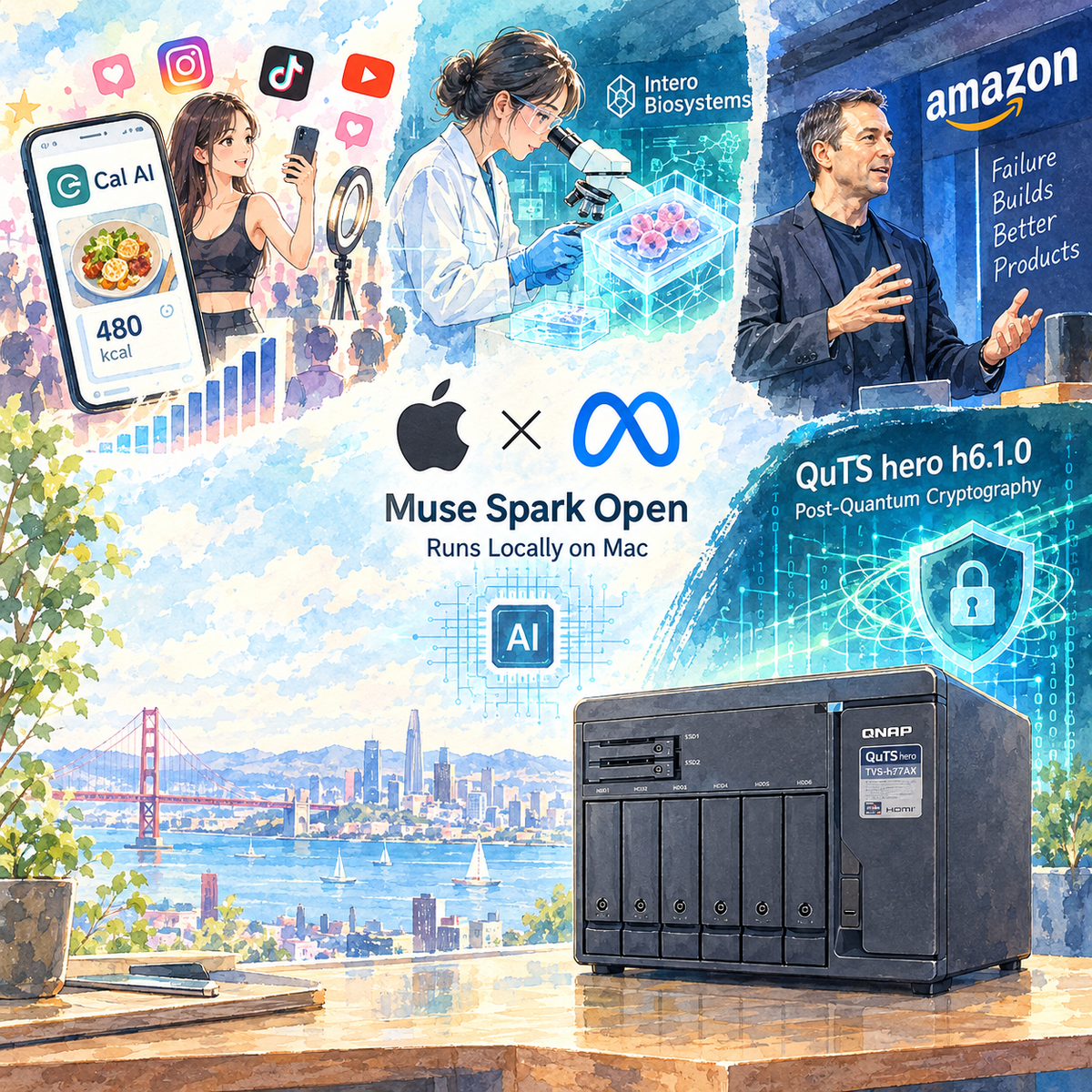 Meta 開放權重模型登陸 Mac｜Cal AI 靠網紅軍團兩年營收破 3,000 萬美元｜產業精選 10.16