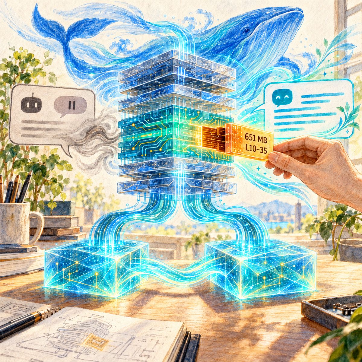 DeepSeek-V4.1-Flash 去審查版雙機 GB10 實測：651 MB 修補、38 秒切換，15 題資安測試零拒絕
