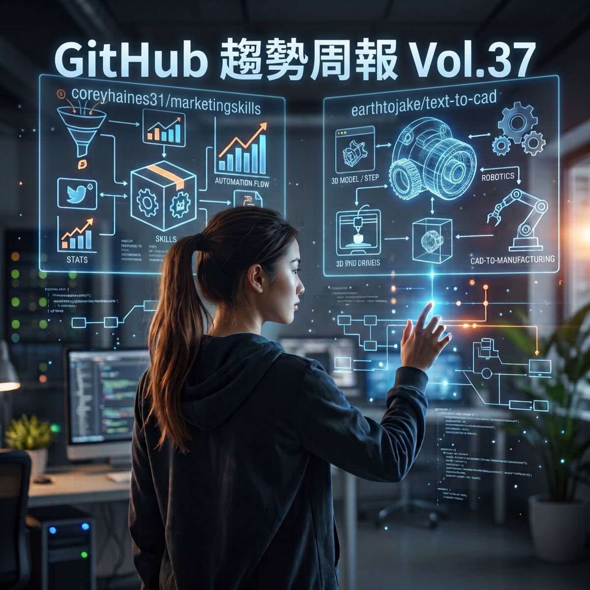 GitHub 趨勢周報 Vol 37 少寫程式碼成為代理工程的主張 技能包從工程擴散到行銷與製造