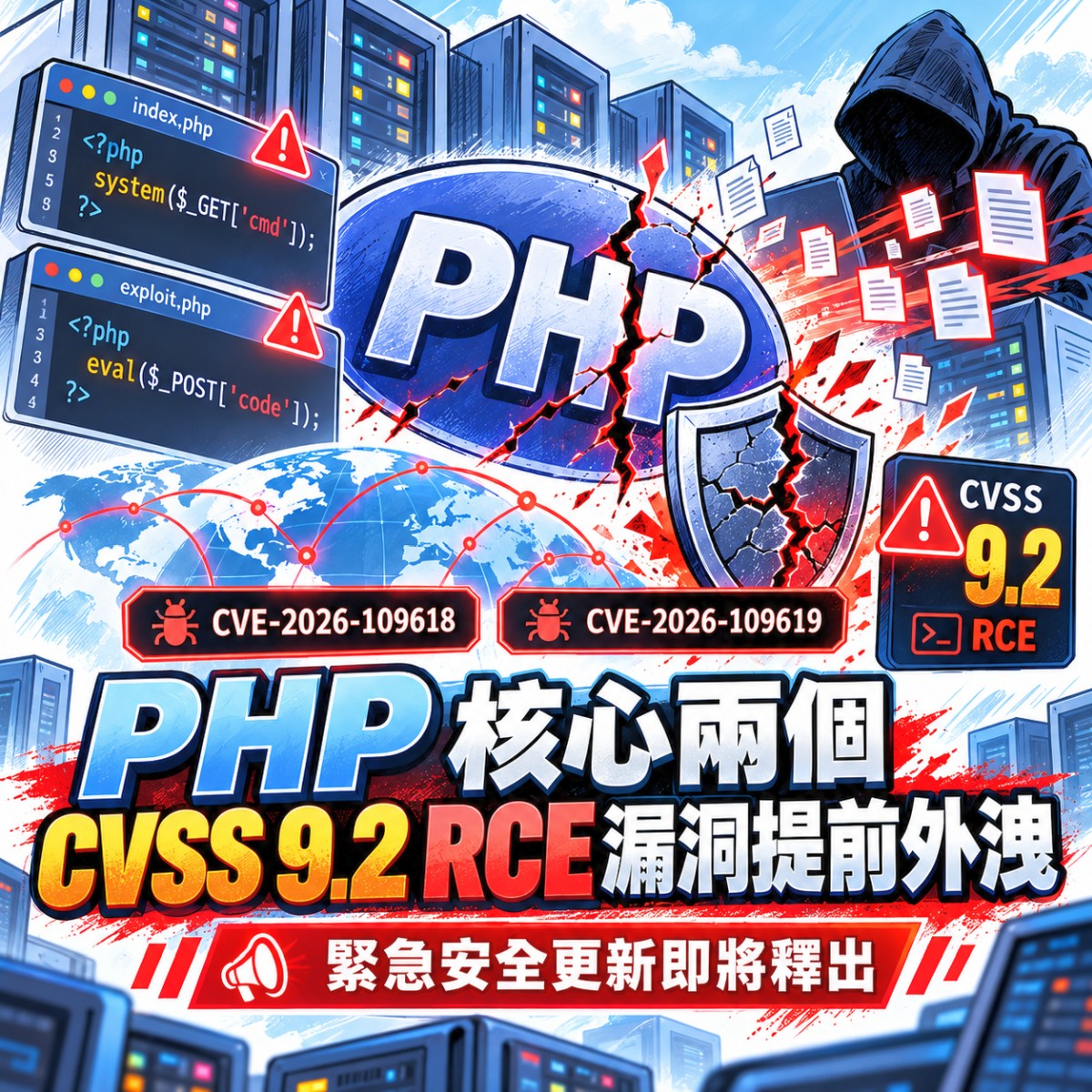 PHP 核心雙 RCE 漏洞提前外洩!全球近六成主機無修補可用,企業偵測與緊急應變指南